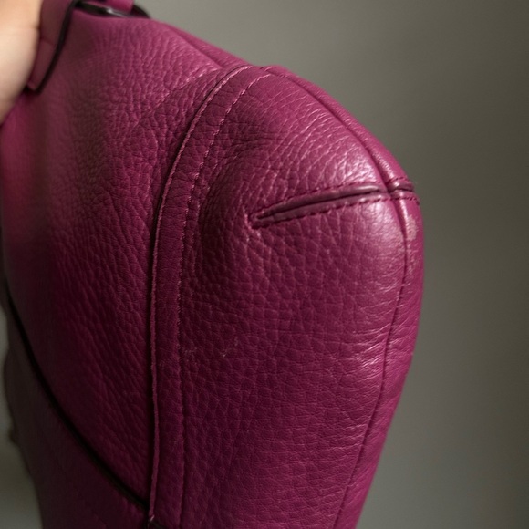 Coach Pebbled Leather Shoulder/ Crossbody Bag - Picture 6 of 10